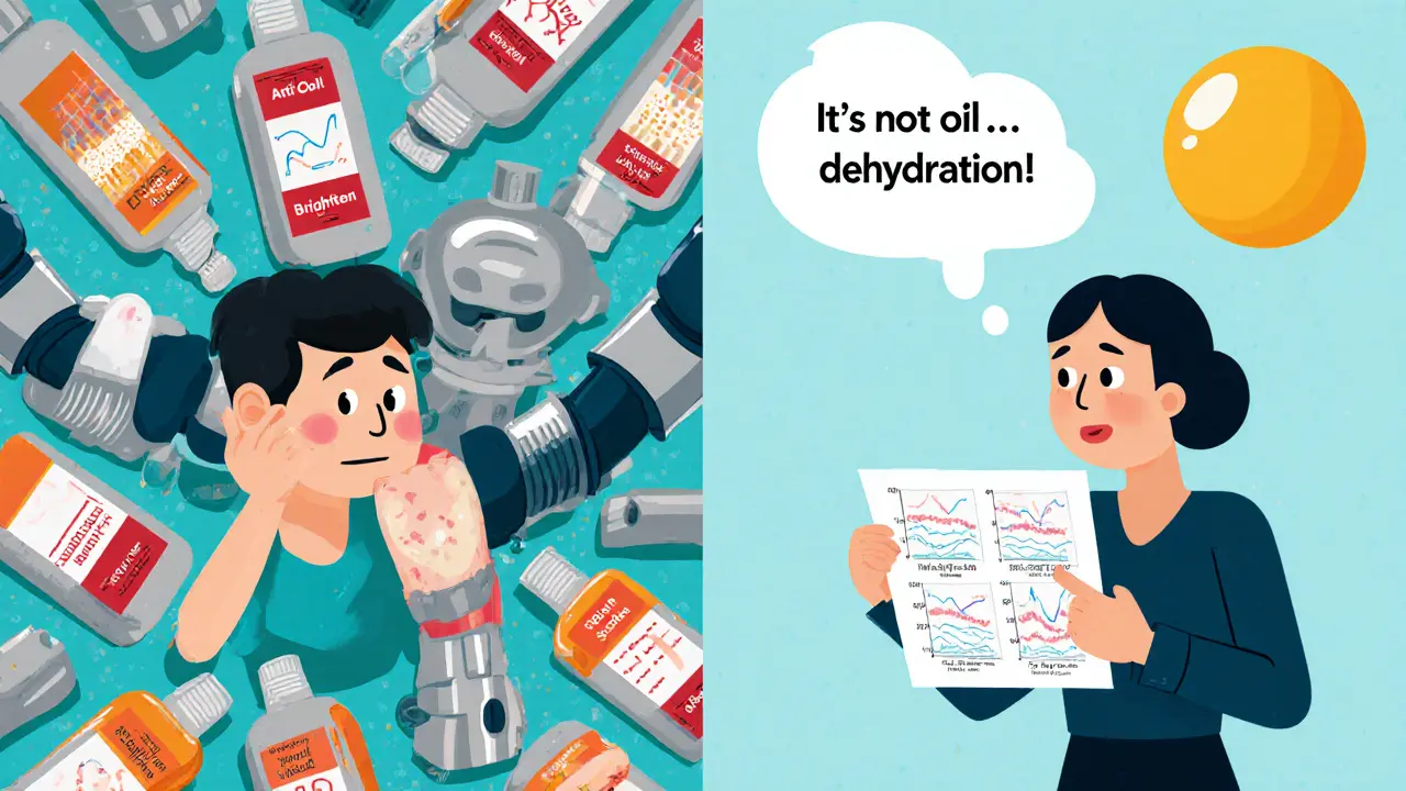 Сравнение: один клиент случайно наносит косметику, другой — получает точный анализ с графиками и пониманием проблемы.