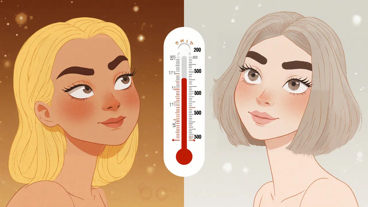 Две женщины с разными подтонами кожи и подходящими им оттенками бровей, изображенные в стиле двух половинок одного изображения.