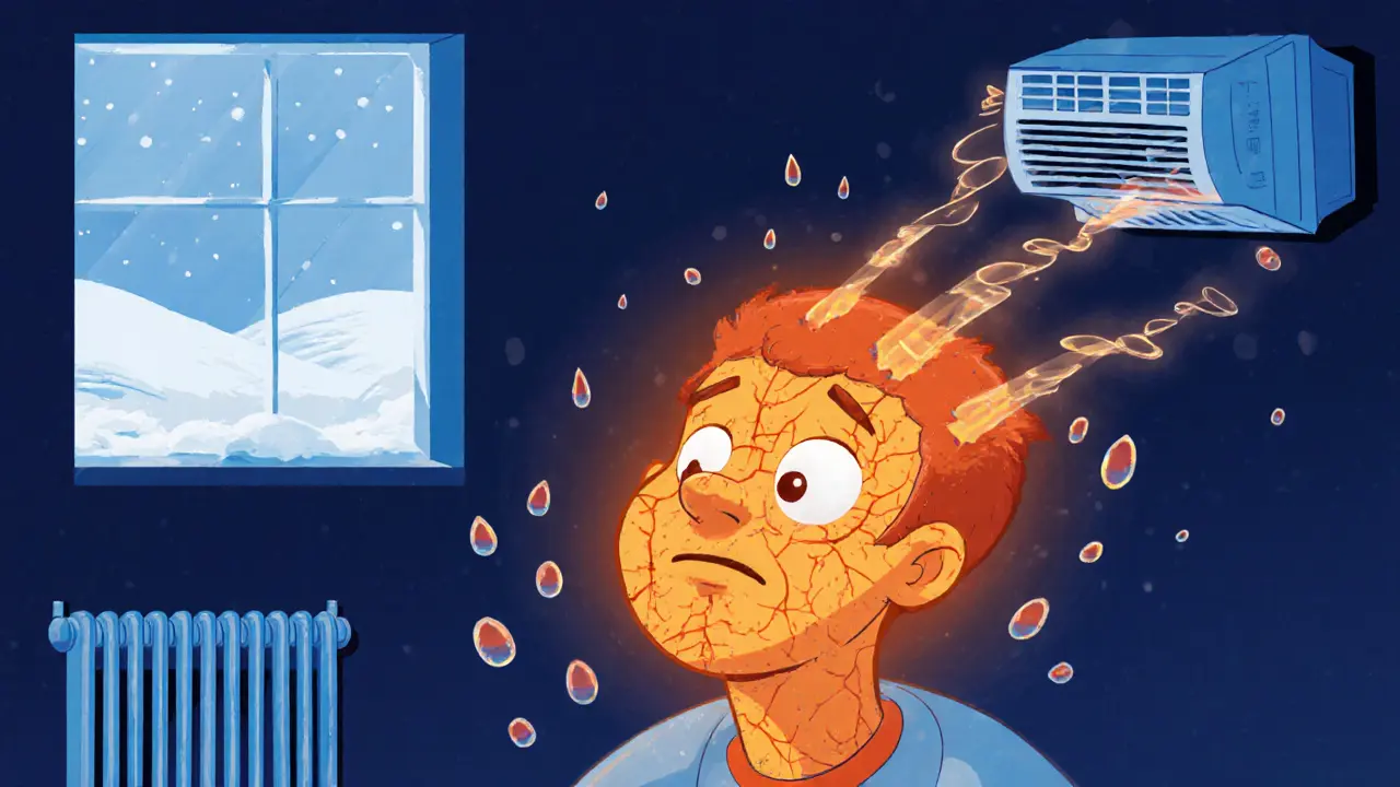 Как увлажнять кожу лица при работе отопления и кондиционера