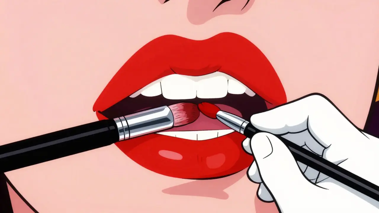 Как выбрать кисть для помады: гид по формам и синтетическому ворсу